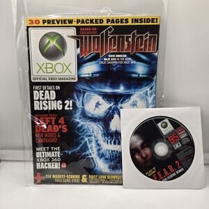 Official Xbox Magazine Issue # 95 (April 2009)-Wolfenstein Cover/with Disc